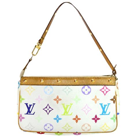 lv pochette multicolor white|louis vuitton multi pochette empreinte.